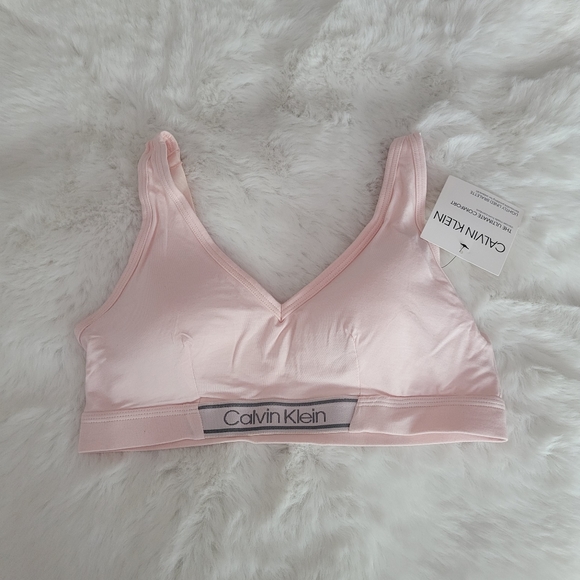 🩷CALVIN KLEIN BRAND NEW LIGHTLY LINED BRALETTE SIZE M - Picture 4 of 7
